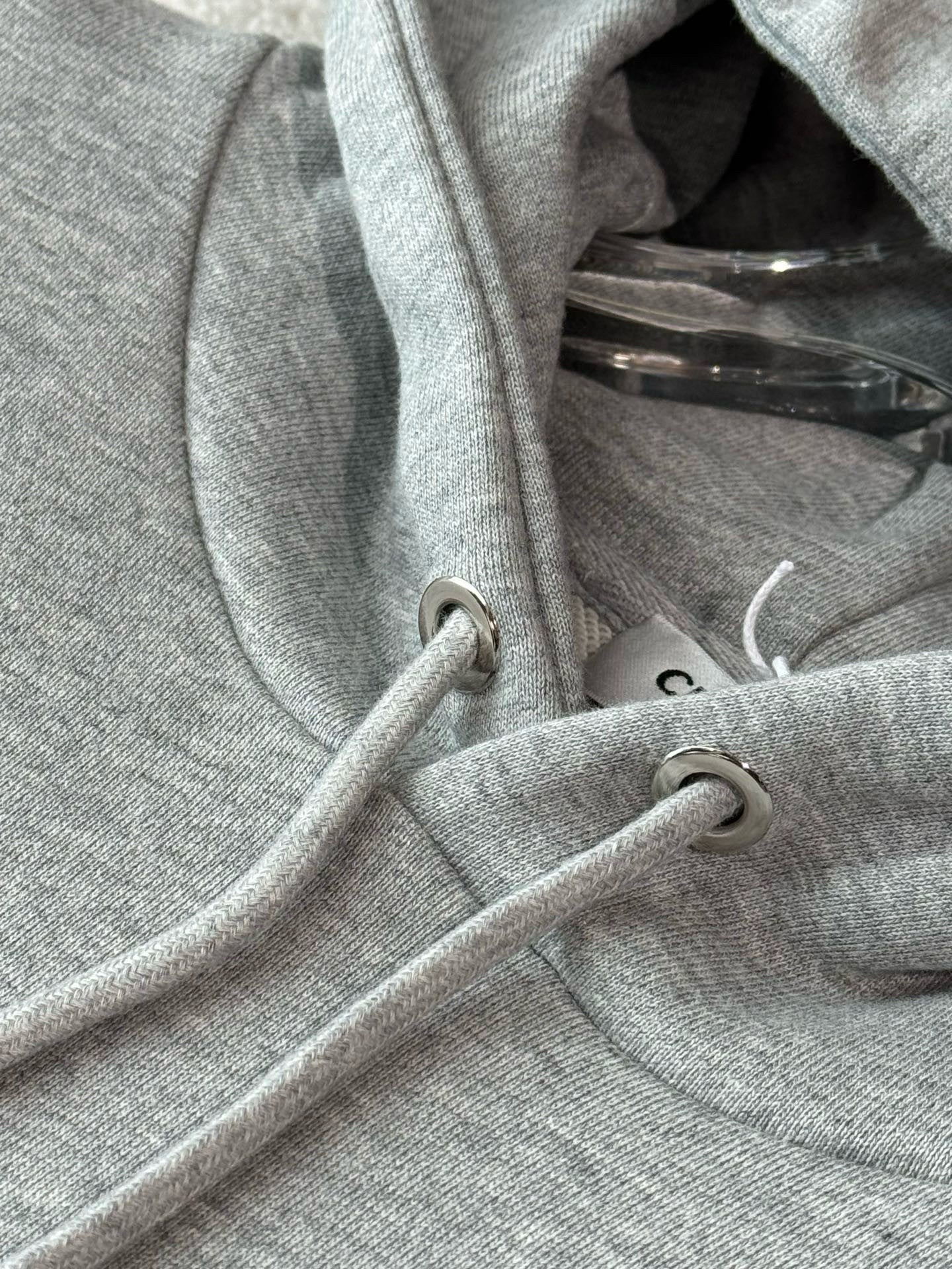 Gray Logo Hoodie