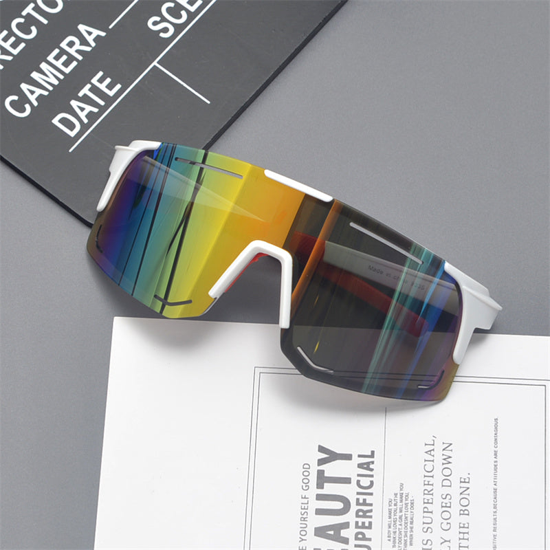 Oversized Shield Sports Sunglasses