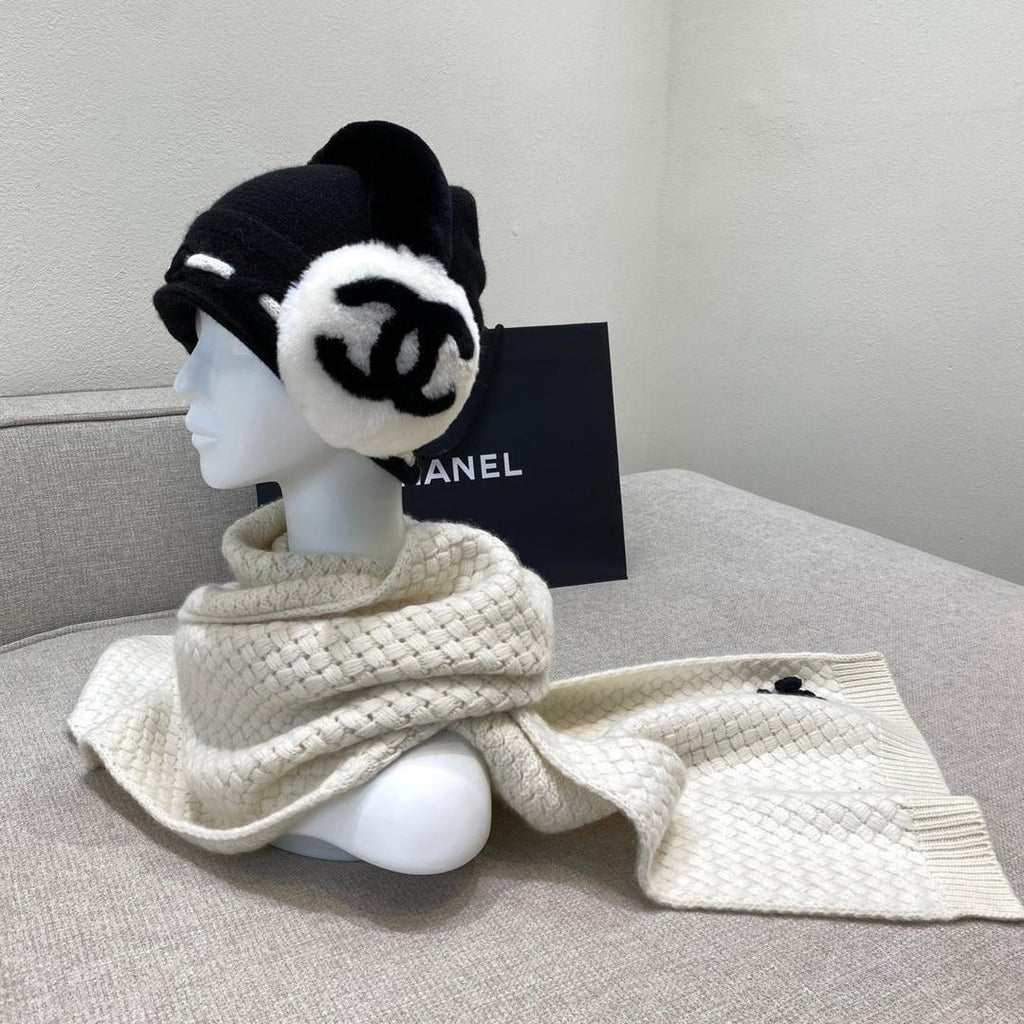 Scarf+Earmuffs+Beanie Set CC
