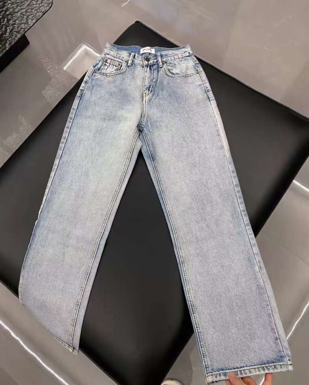 High-waisted YL jeans