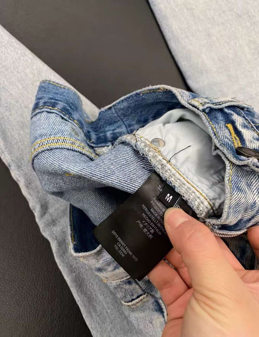 High-waisted YL jeans