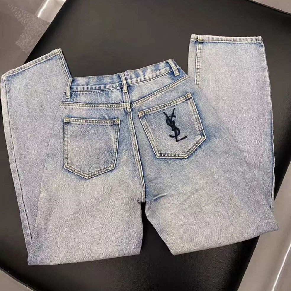 High-waisted YL jeans