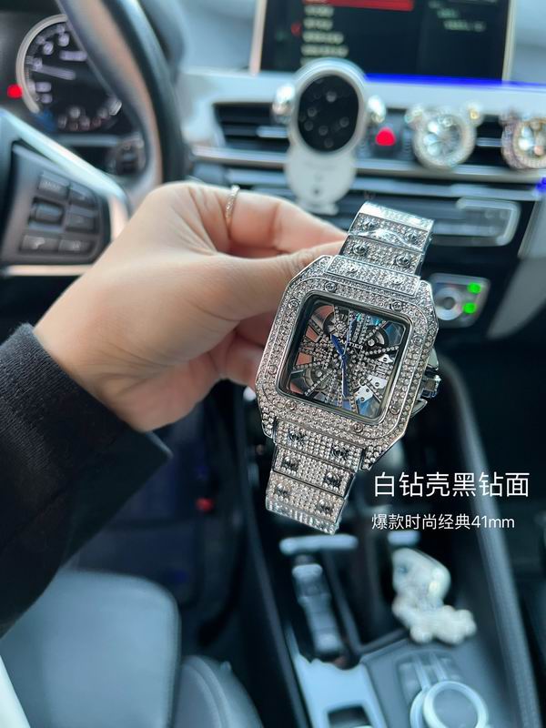 Iced Square Luxury Watch