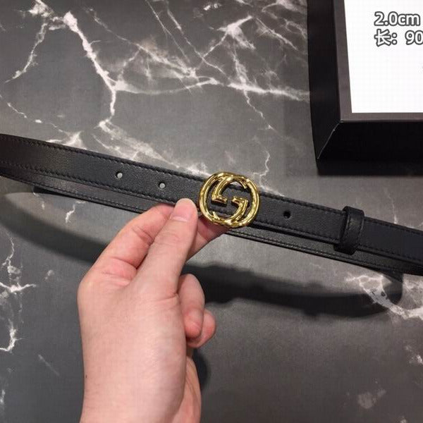 Adjustable Leather Belt with Metal Buckle