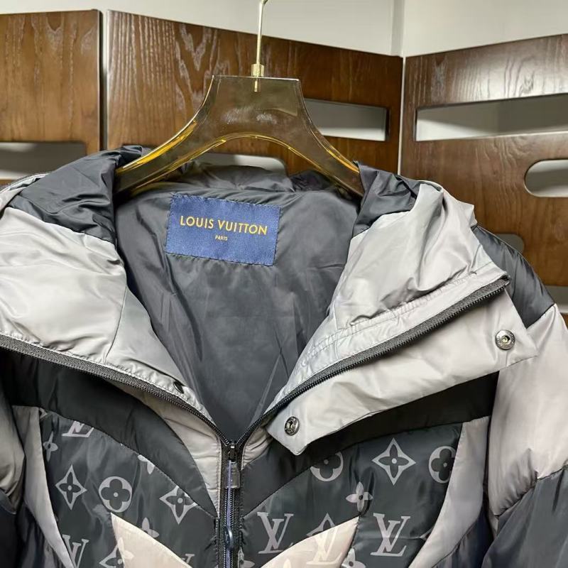 Geometric Down Jacket