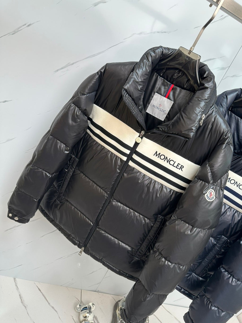 Solid Color Patch Down Jacket – Wiskin