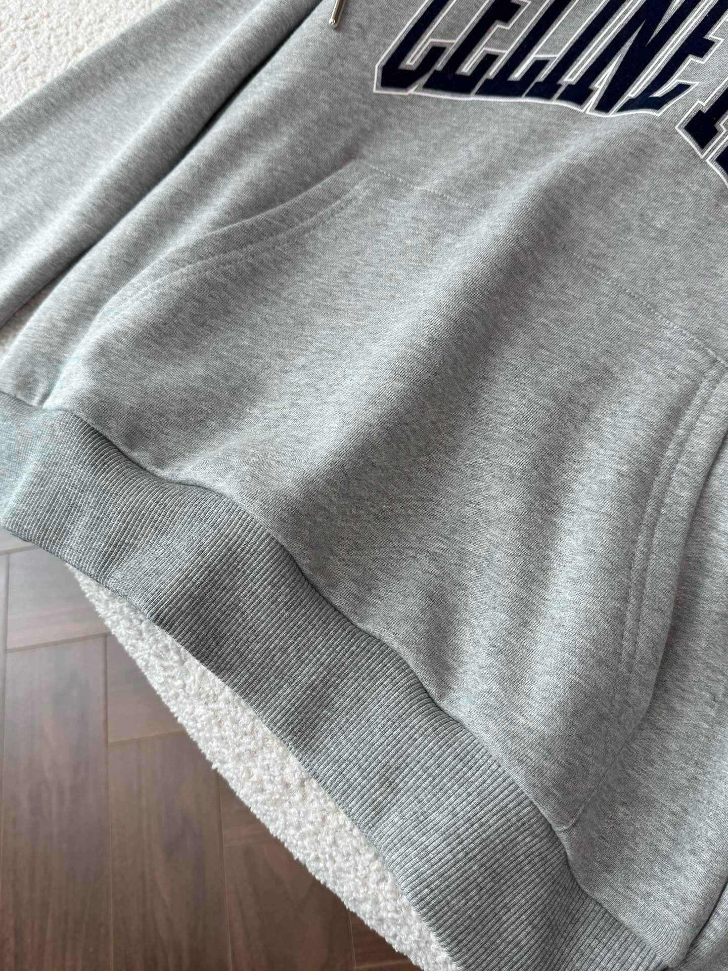 Gray Logo Hoodie