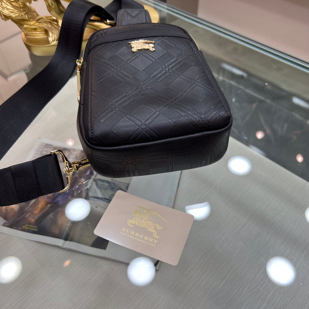 BB Leather Crossbody Bag