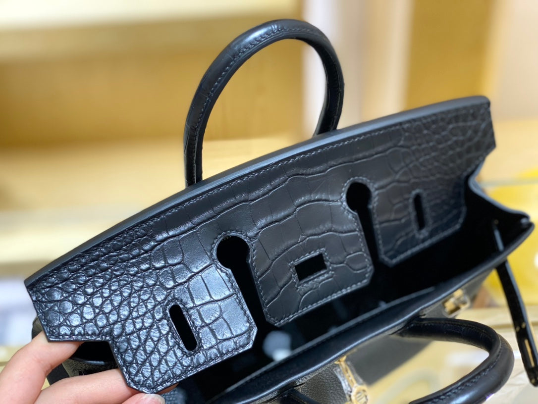 25 Crocodile & Togo Matte Bag