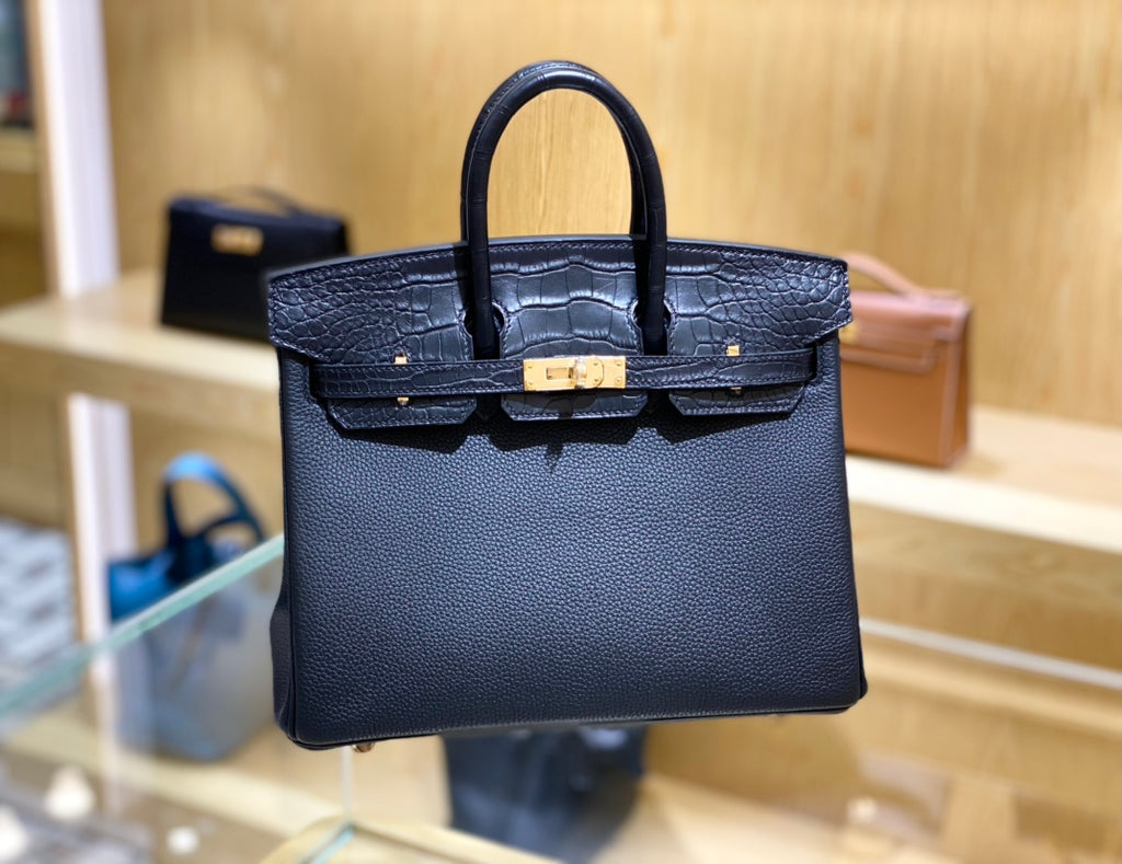 25 Crocodile & Togo Matte Bag