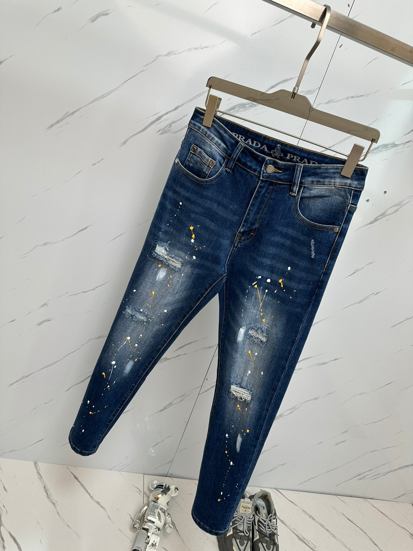 Men’s Premium Washed Denim Jeans