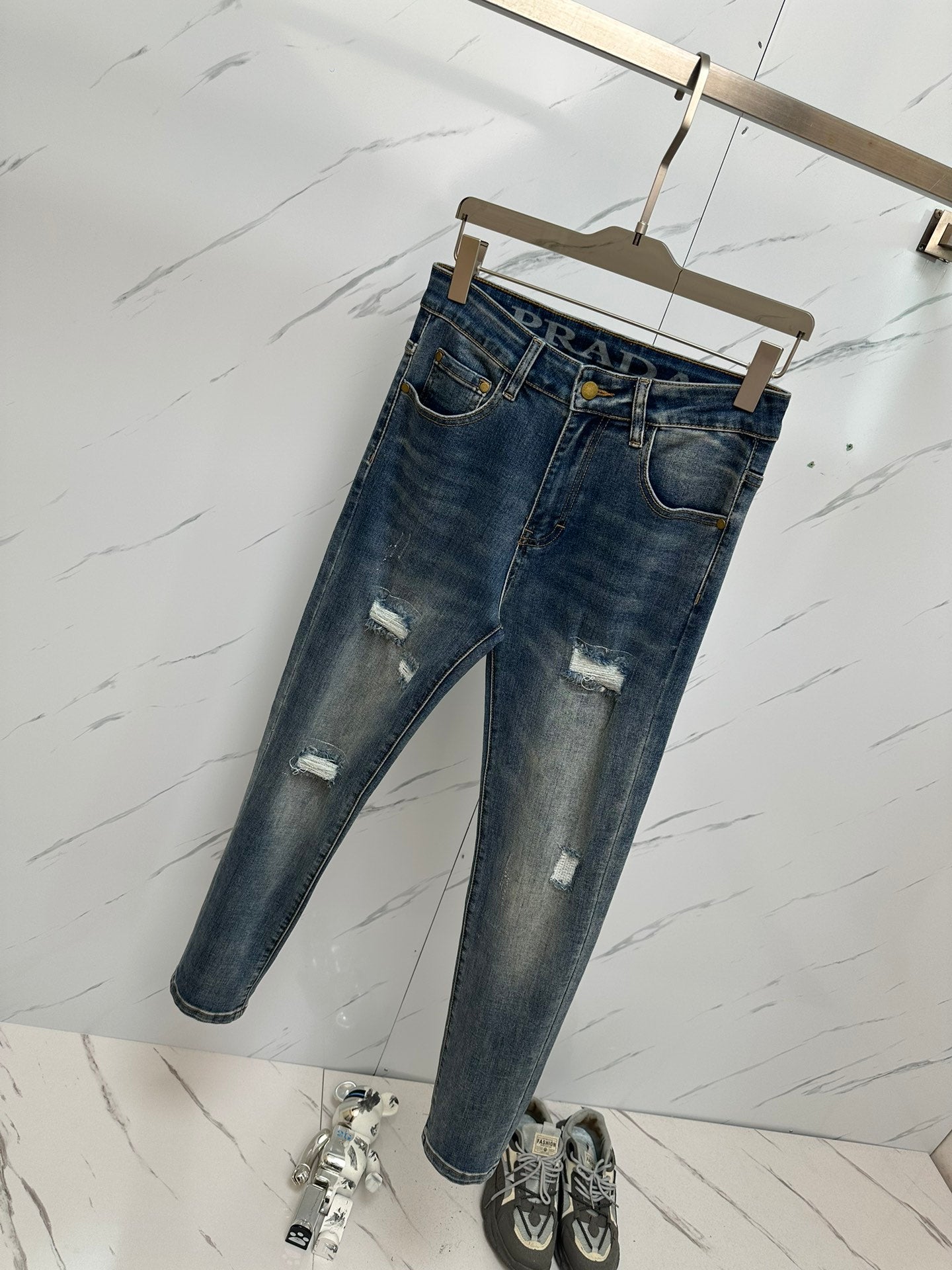 Men’s Premium Washed Denim Jeans