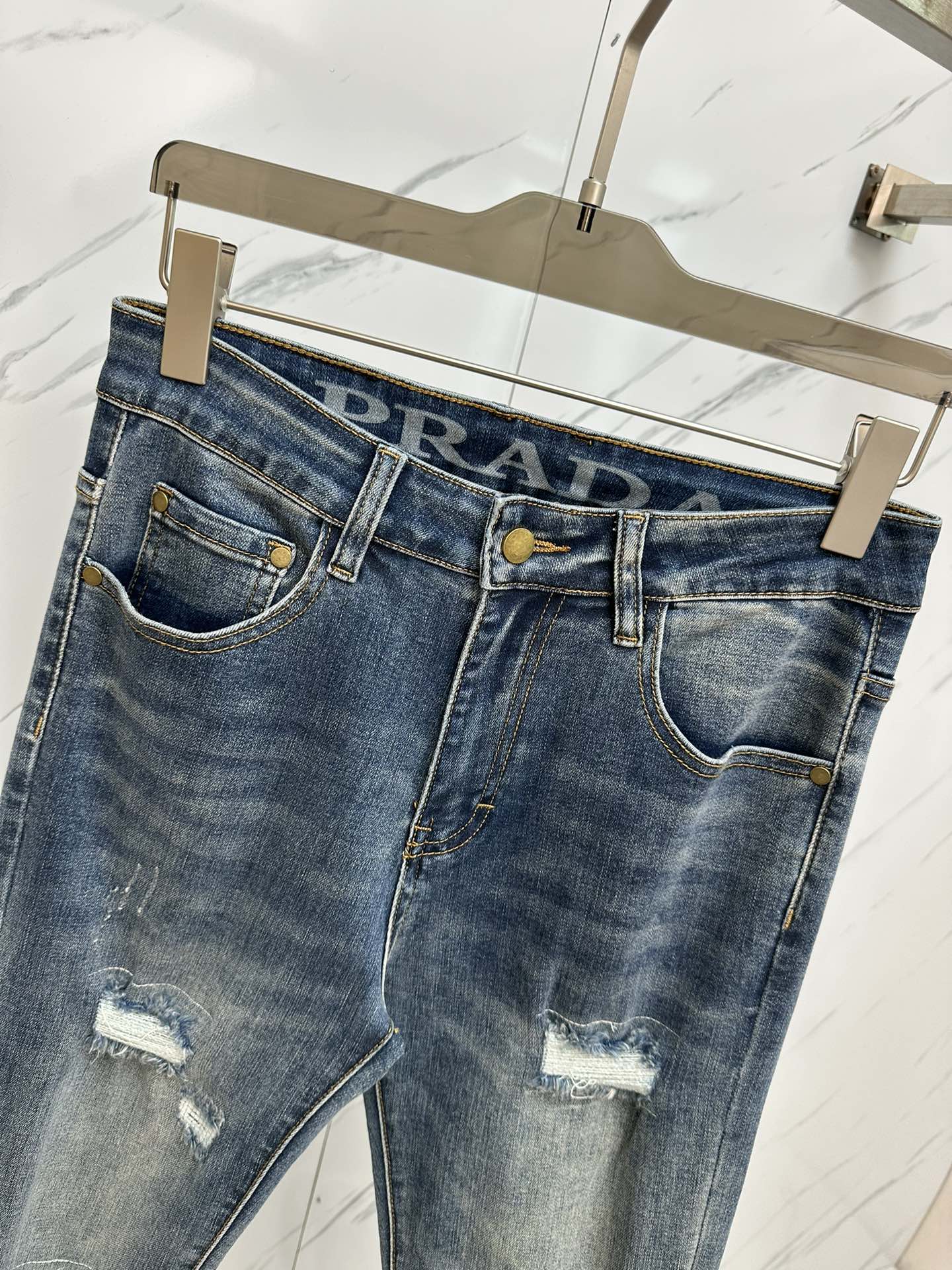 Men’s Premium Washed Denim Jeans