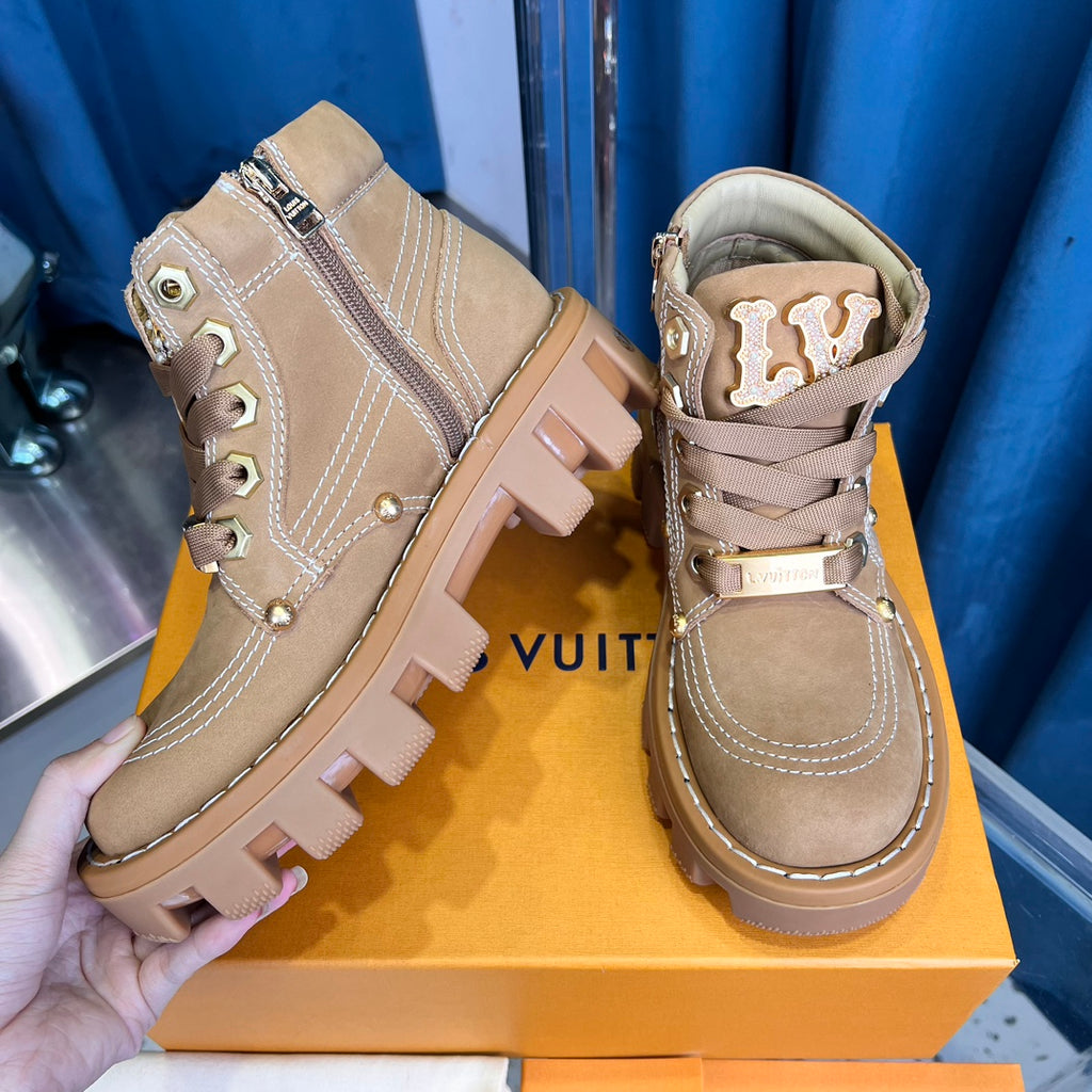 Premium Checker Series Chunky Sole Ankle Boots – Wiskin