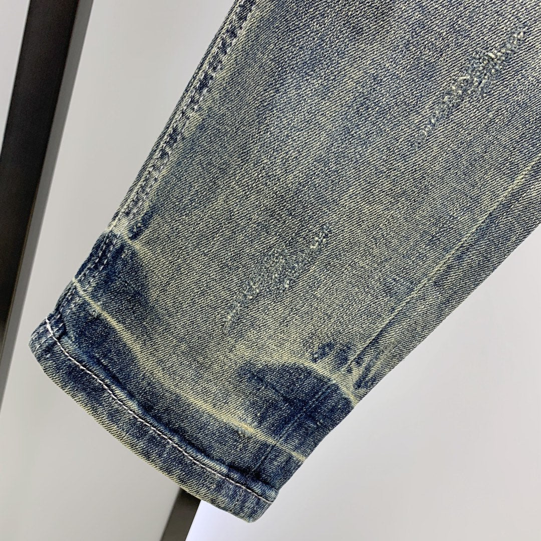 Men’s Premium Vintage-Wash Denim Jeans