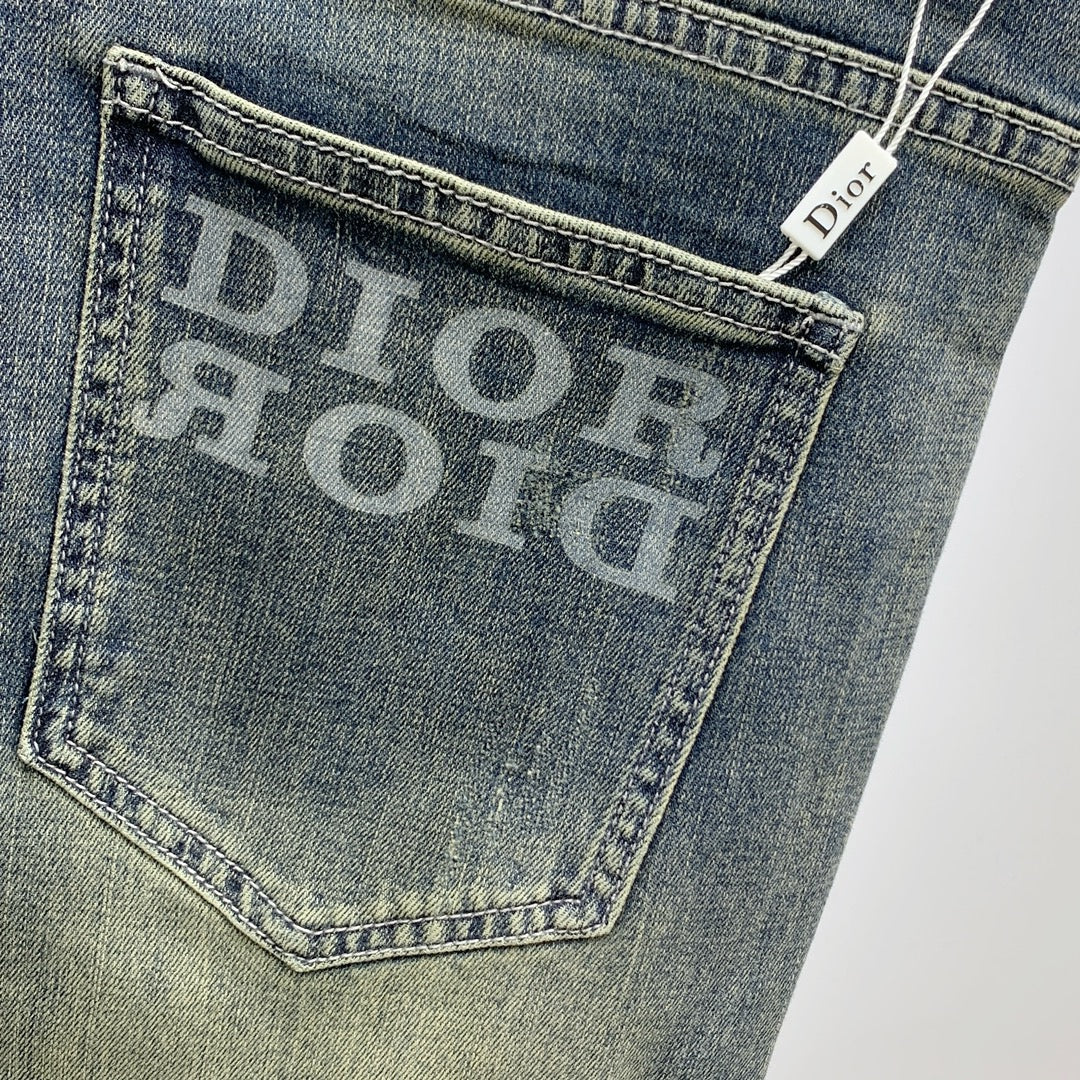 Men’s Premium Vintage-Wash Denim Jeans