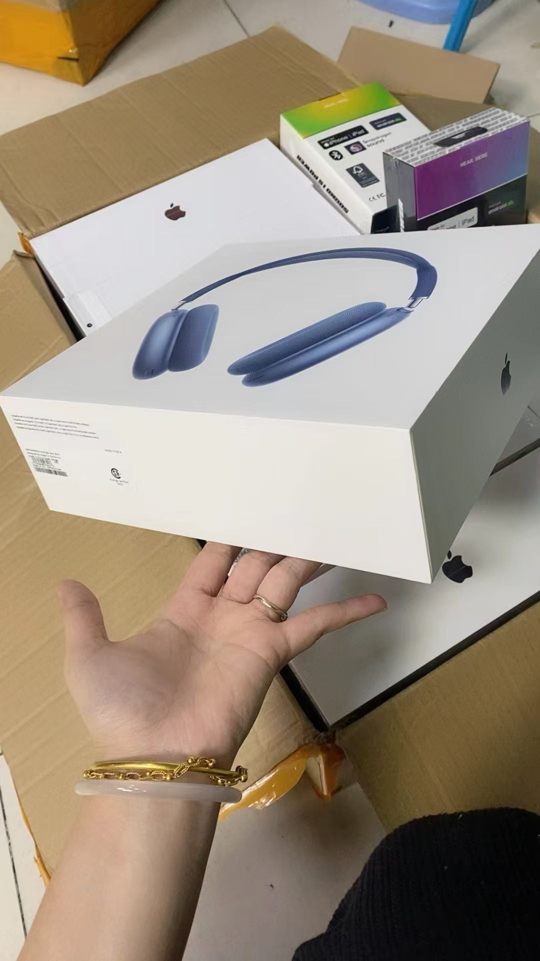 Blue Wireless Over-Ear Headphones