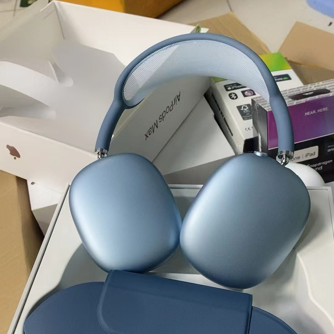 Blue Wireless Over-Ear Headphones