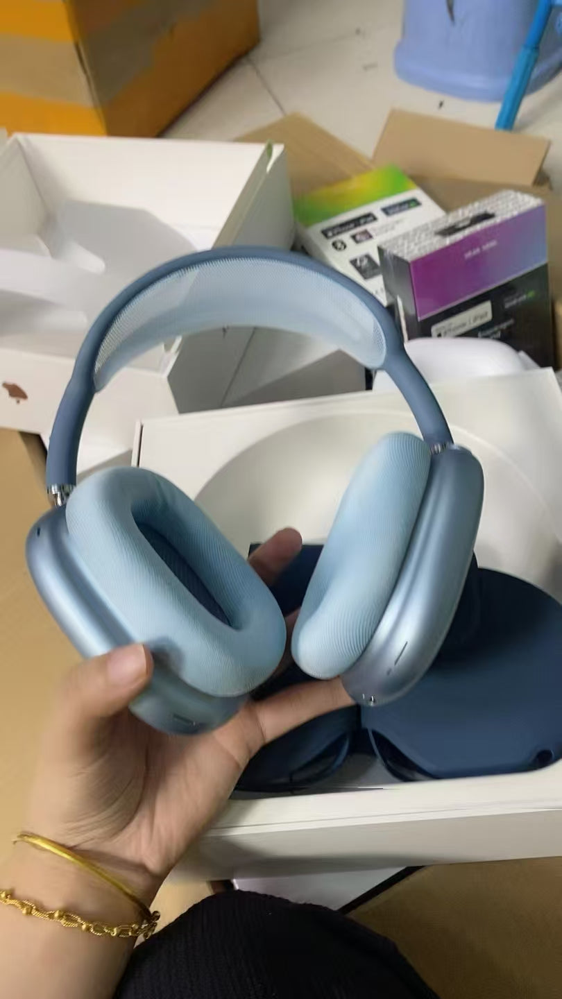 Blue Wireless Over-Ear Headphones