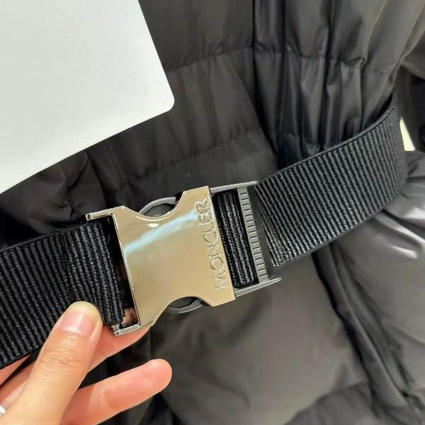 Belted High-Collar Puffer