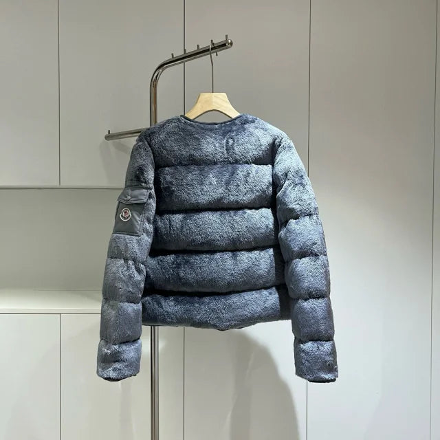 Plush Quilted Down Jacket