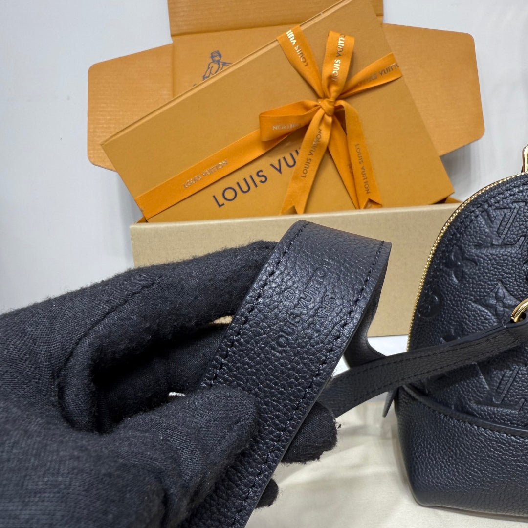 Embossed Leather Handbag