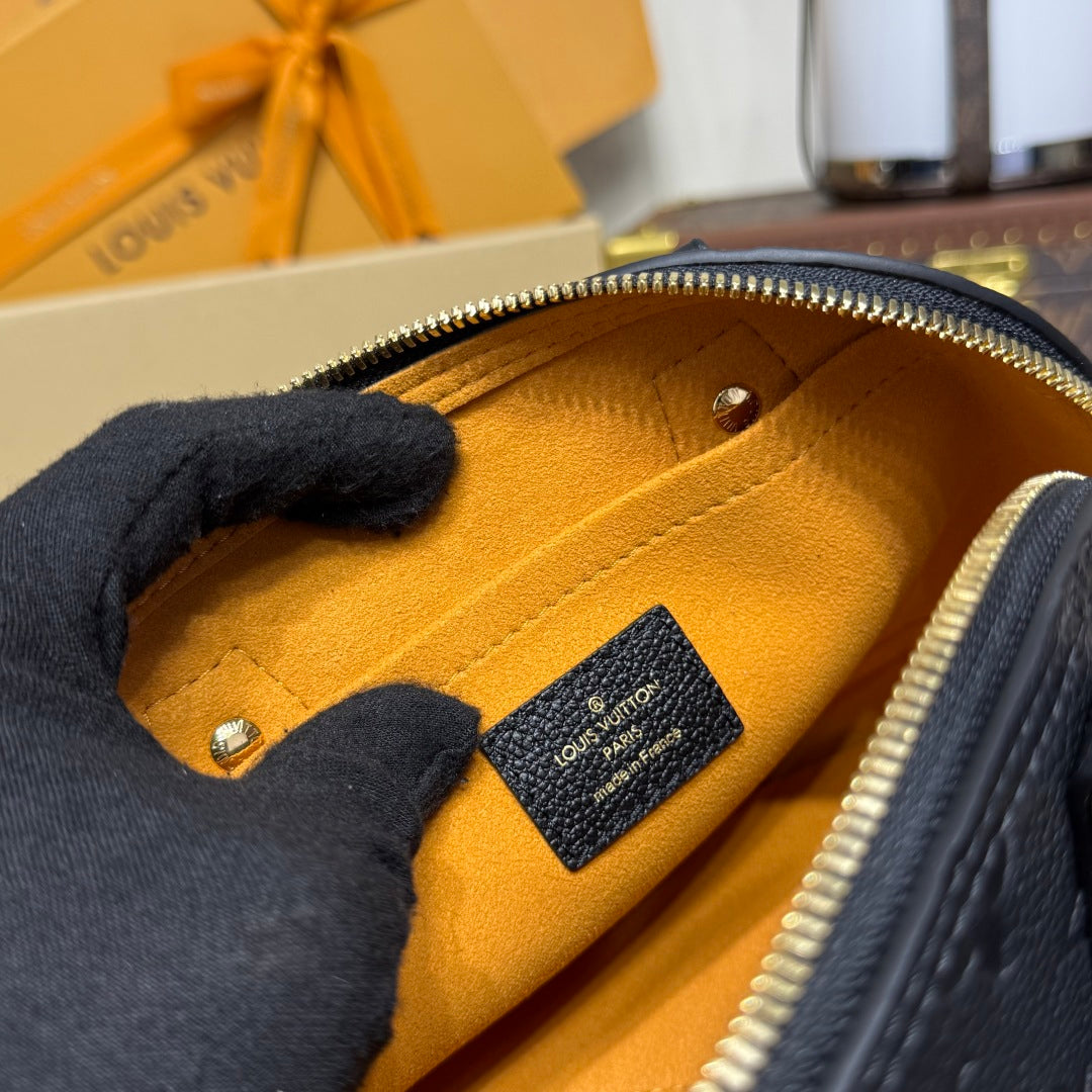 Embossed Leather Handbag